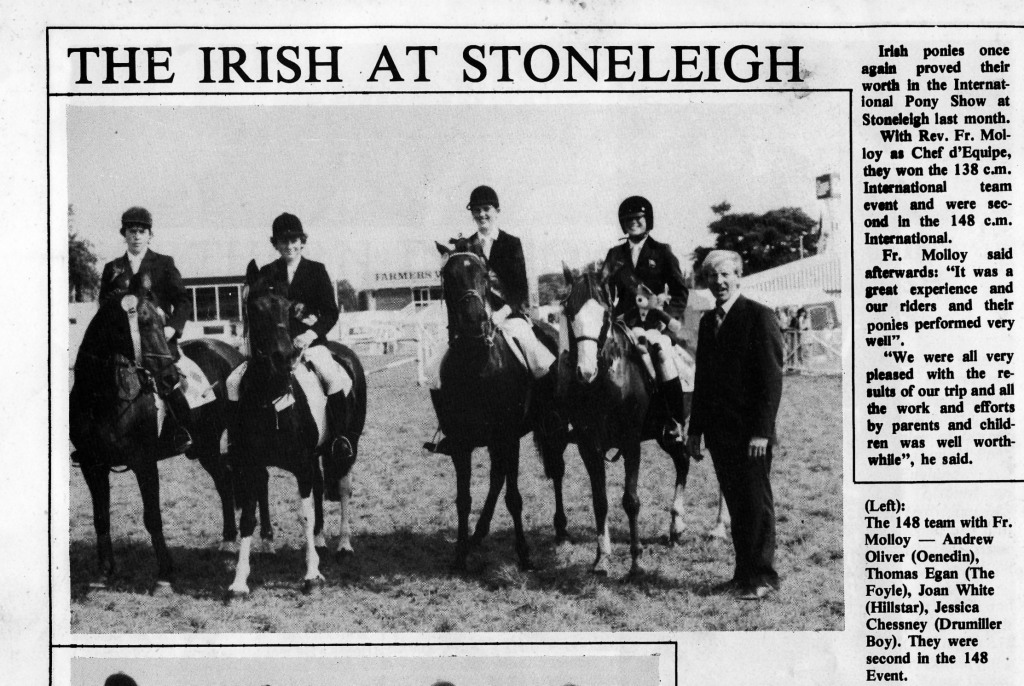Niall at International Pony Show,Stoneleigh.1984